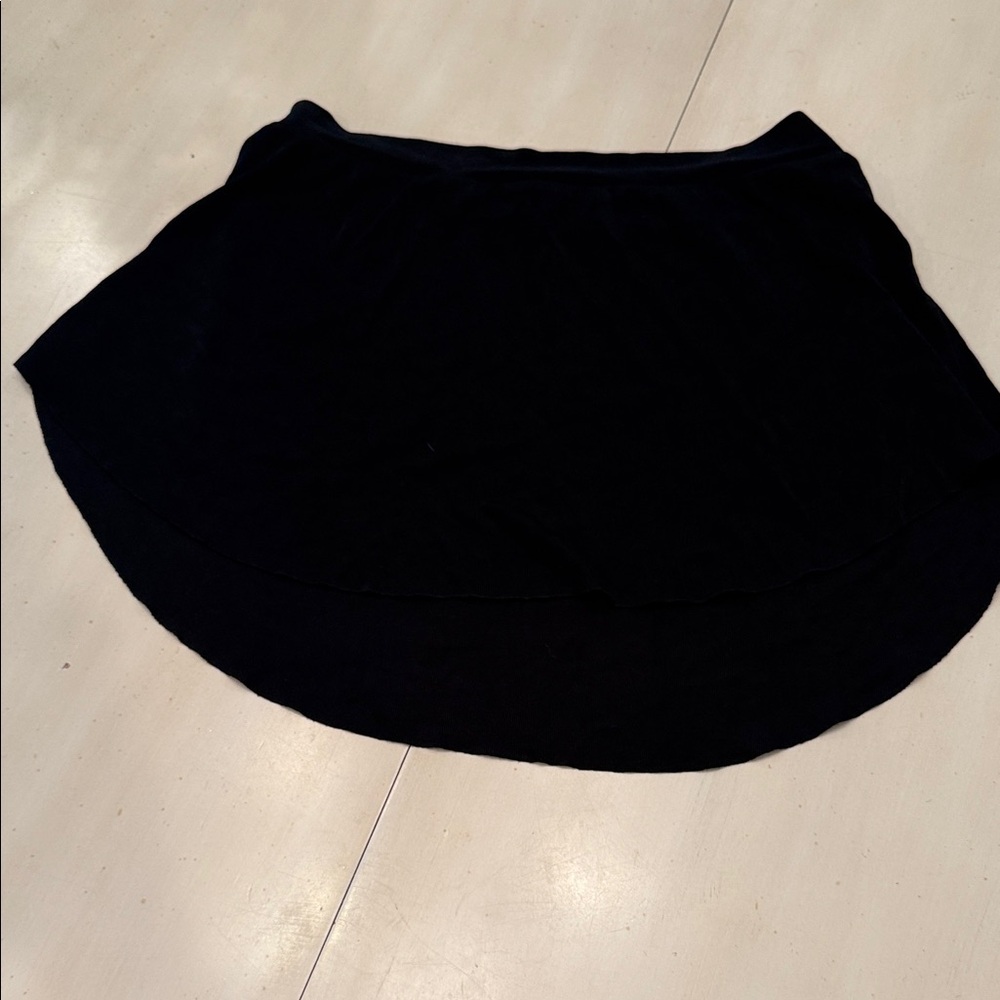 Elegant Black Skater Skirt